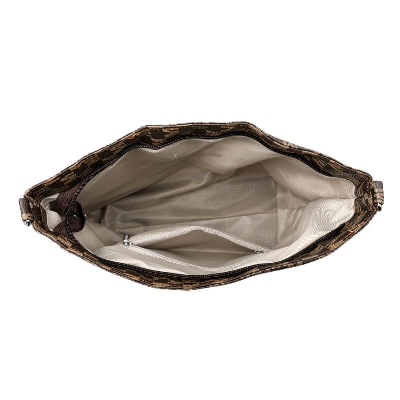 Sac à bandoulière rétro en cuir souple, simple et tendance