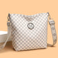 Sac à bandoulière rétro en cuir souple, simple et tendance