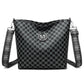 Sac à bandoulière rétro en cuir souple, simple et tendance